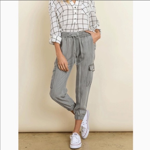 Dress forum Tercel cargo joggers grey size s - Picture 2 of 4